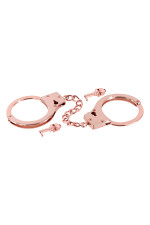 Menottes pour poignets en métal or rose