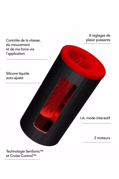 Masturbateur automatique Lelo F1S V3 XL rouge