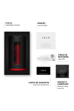 Lelo F1S V3 XL Red, masturbateur connecté rouge
