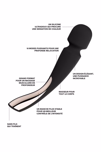 Vibromasseur Smart Wand - Puissant et Silencieux