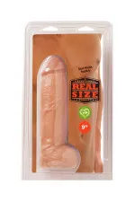 Real Size 9", gros gode réaliste 22,5cm