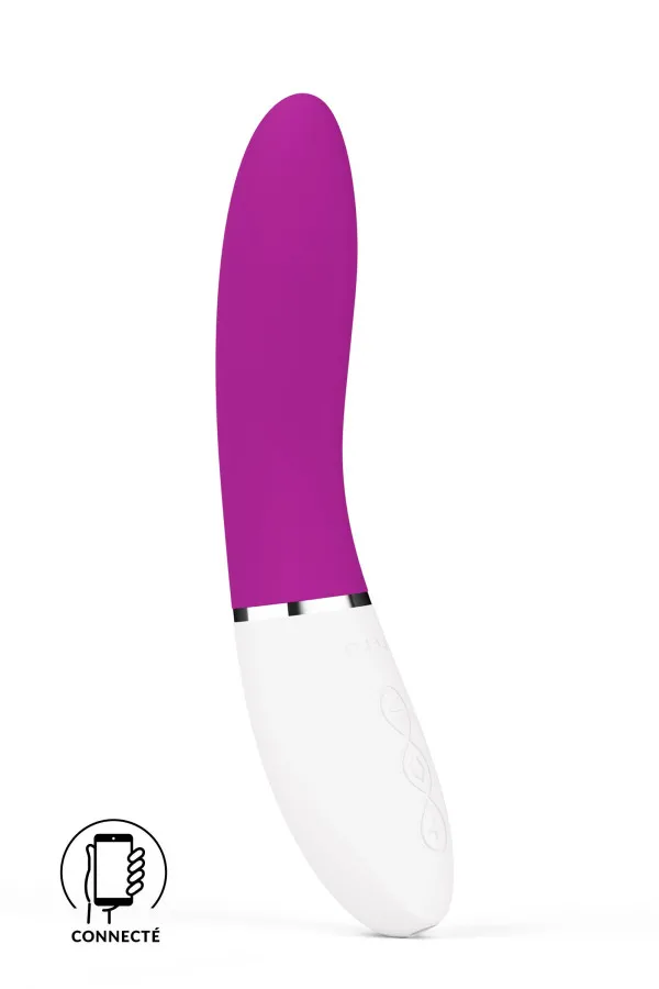 Lelo Liv 3 Vibromasseur point G connecté rose foncé