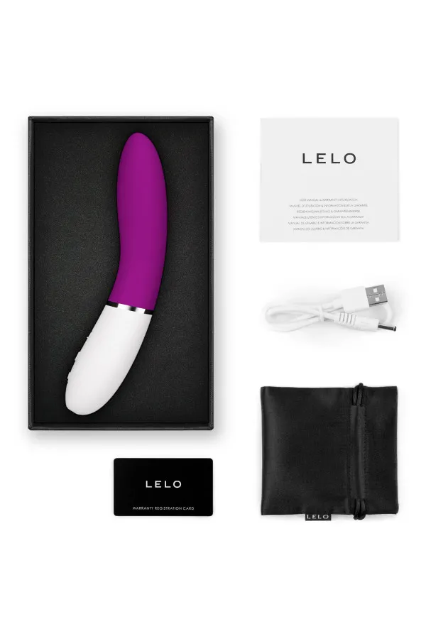 Lelo Liv 3 Vibromasseur point G connecté rose foncé