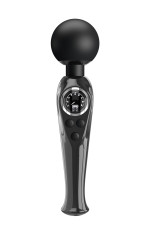 Skyler, vibromasseur Magic Wand noir avec compteur LED