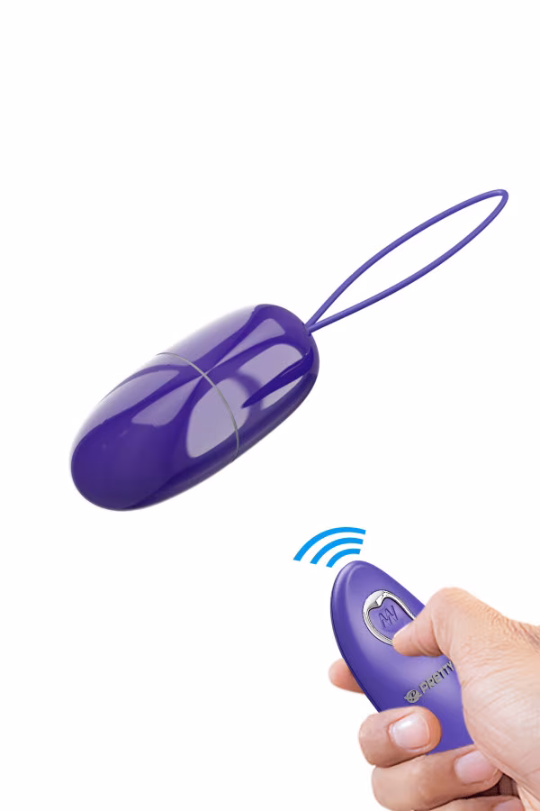 Pretty Love Œuf vibrant avec télécommande Selkie violet