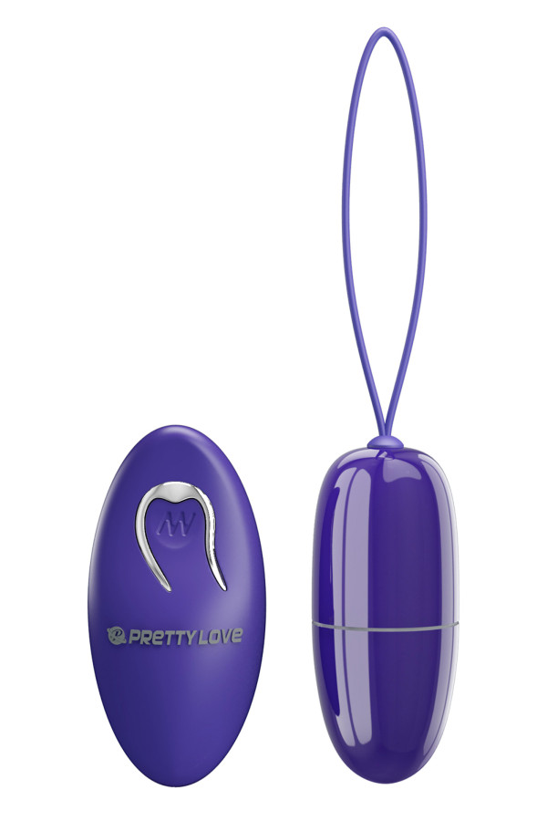 Pretty Love Œuf vibrant avec télécommande Selkie violet