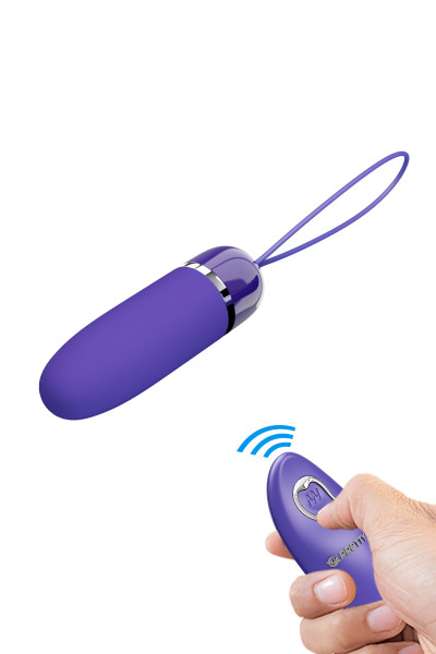 Darlene, mini vibromasseur avec vibrations puissantes et télécommande sans fil