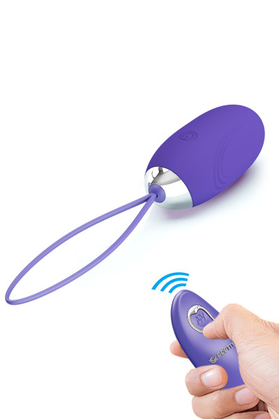 Jenny, œuf vibrant télécommandé avec fortes vibrations