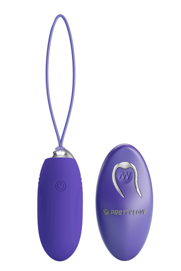 Jenny, œuf vibrant télécommandé avec fortes vibrations
