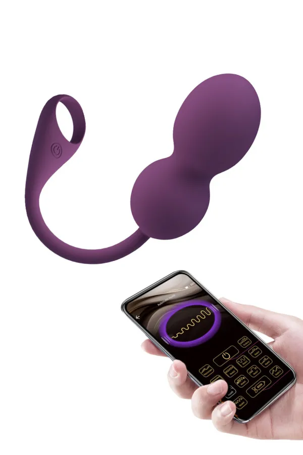 Boules de Geisha vibrantes et connectées Elvira de Pretty Love