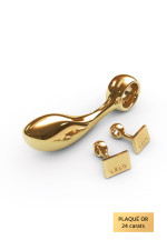 Lelo Earl, plug anal de luxe plaqué or 24 carats