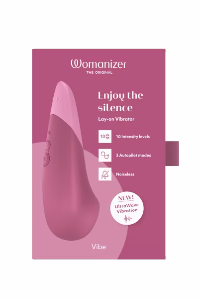 Womanizer Vibe Stimulateur clitoridien silencieux en rose