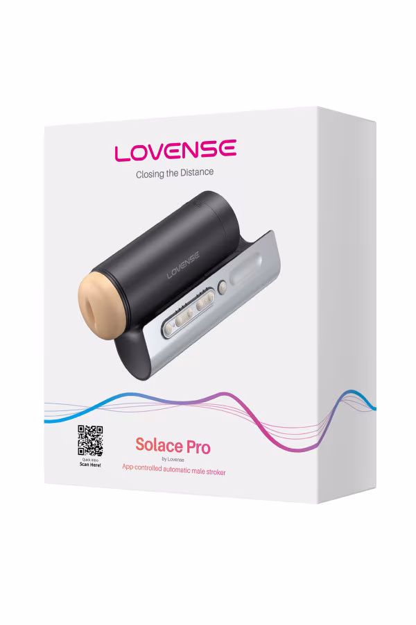 Lovense Solace Pro Masturbateur masculin à poussée télécommandé alimenté par l’IA