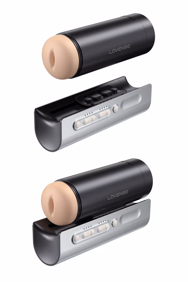 Lovense Solace Pro Masturbateur masculin à poussée télécommandé alimenté par l’IA