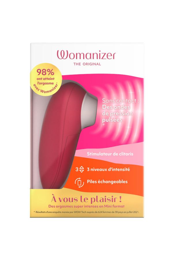 Womanizer Mini Stimulateur clitoridien à air pulsé - Rose