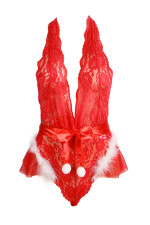 Body Mère Noël en dentelle