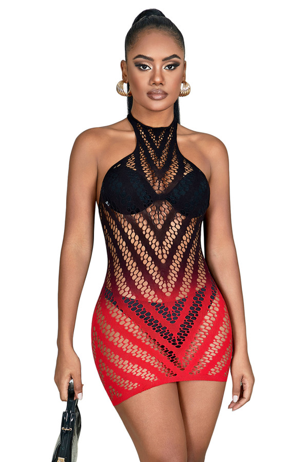 Robe en résille dos nu de Paris Hollywood 