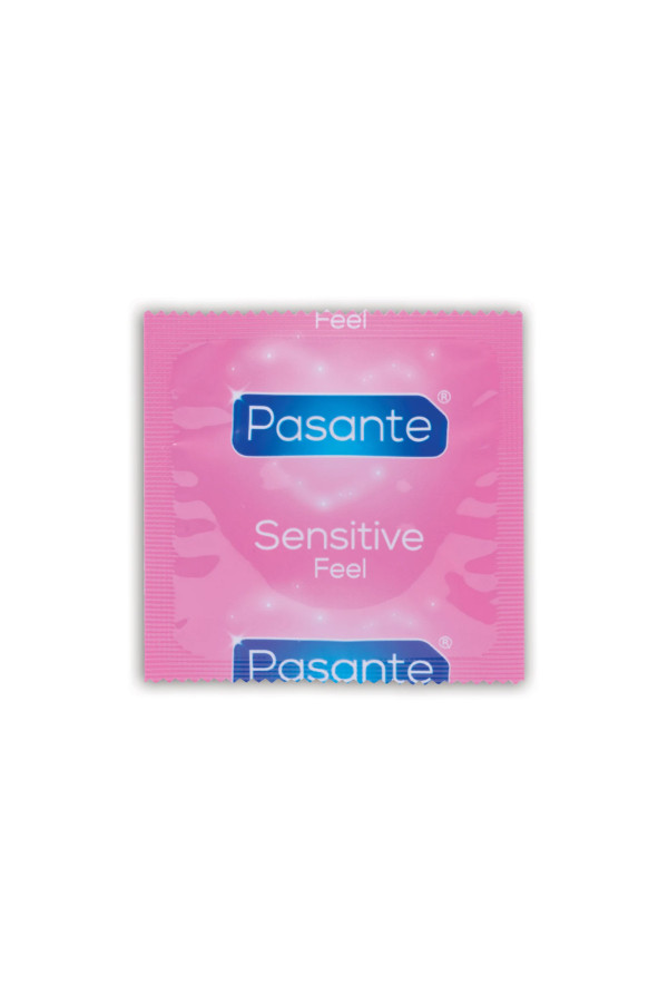 Boîte de 12 préservatifs en latex extra-fins "Feel Sensitive" de Pasante