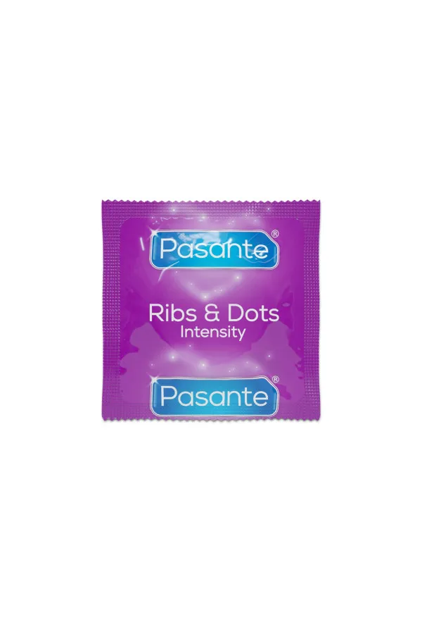 Boîte de 12 préservatifs en latex à texture Intensity de Pasante
