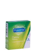 Boîte de 3 préservatifs retardants Delay Infinity