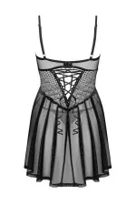 Nuisette transparente avec string Chemeris