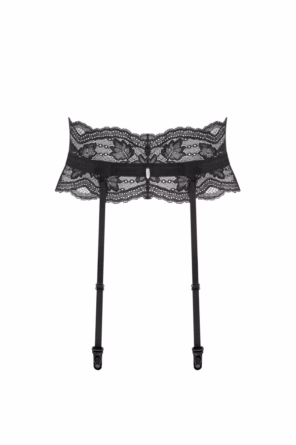 Porte-jarretelles Nutris en dentelle en taille XS de Obsessive