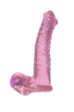 Glossy n°15, dildo pénis réaliste en verre 21,5cm
