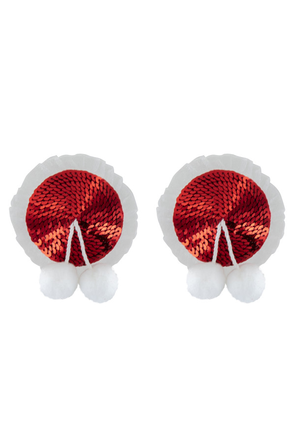 Cache-tétons à pompoms