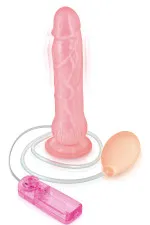 Gode réaliste vibrant éjaculateur