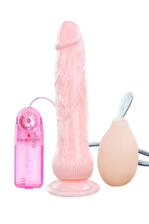 Gode réaliste vibrant éjaculateur