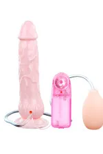 Gode réaliste vibrant éjaculateur