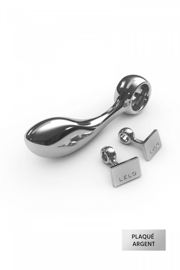 Plug anal de luxe en argent Earl de LELO