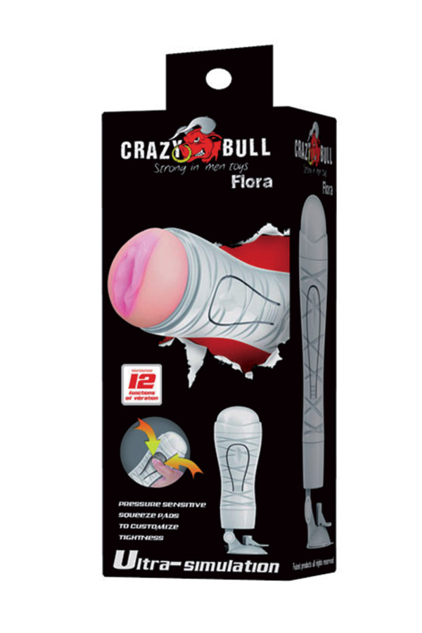 Flora, masturbateur bouche vibrant avec ventouse