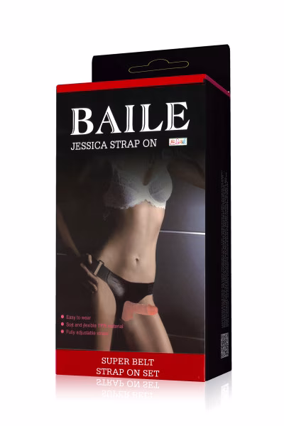Baile Jessica - Gode ceinture ajustable avec pénis réaliste