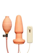 Plug anal gonflable et vibrant, Pump you Butt