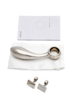 Lelo Earl, plug anal de luxe plaqué argent