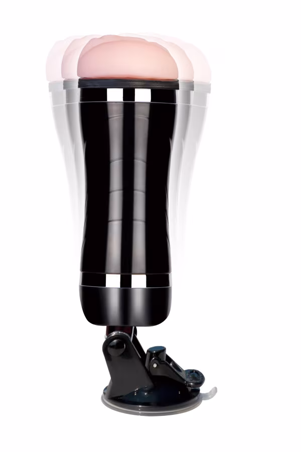 Masturbateur vibrant à ventouse Bison Power