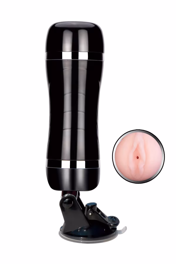 Masturbateur vibrant à ventouse Bison Power