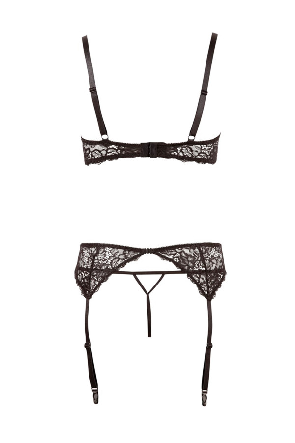 Ensemble 3 pièces ouverts en dentelle