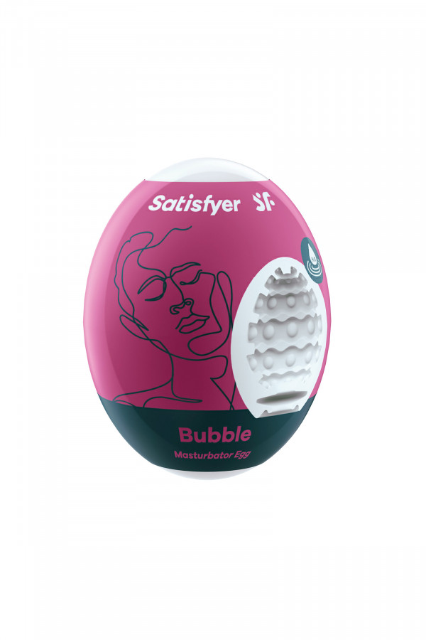 Satisfyer Egg Bubble, masturbateur hydro actif