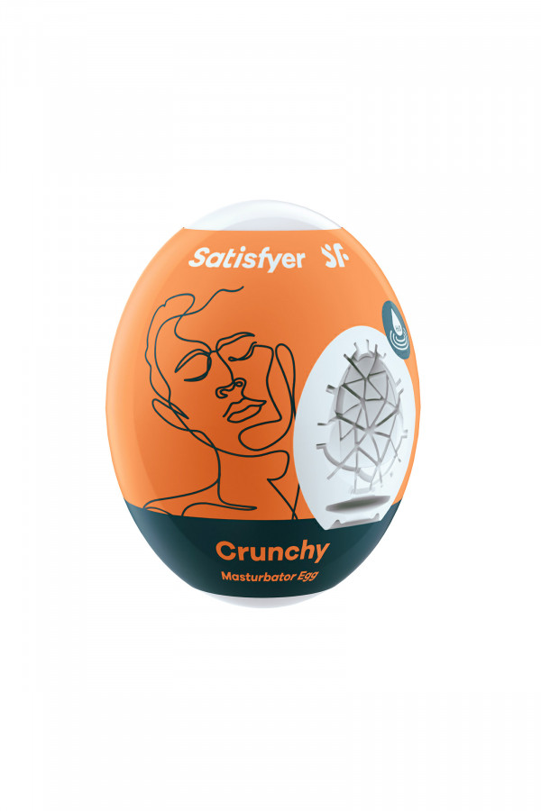 Satisfyer Egg Crunchy, masturbateur hydro actif
