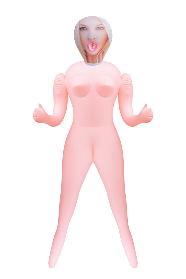 Lolita, poupée gonflable 3 orifices jeune femme blonde
