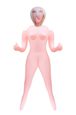 Lolita, poupée gonflable 3 orifices jeune femme blonde