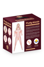 Poupée gonflable Pretty Blonde 3 orifices