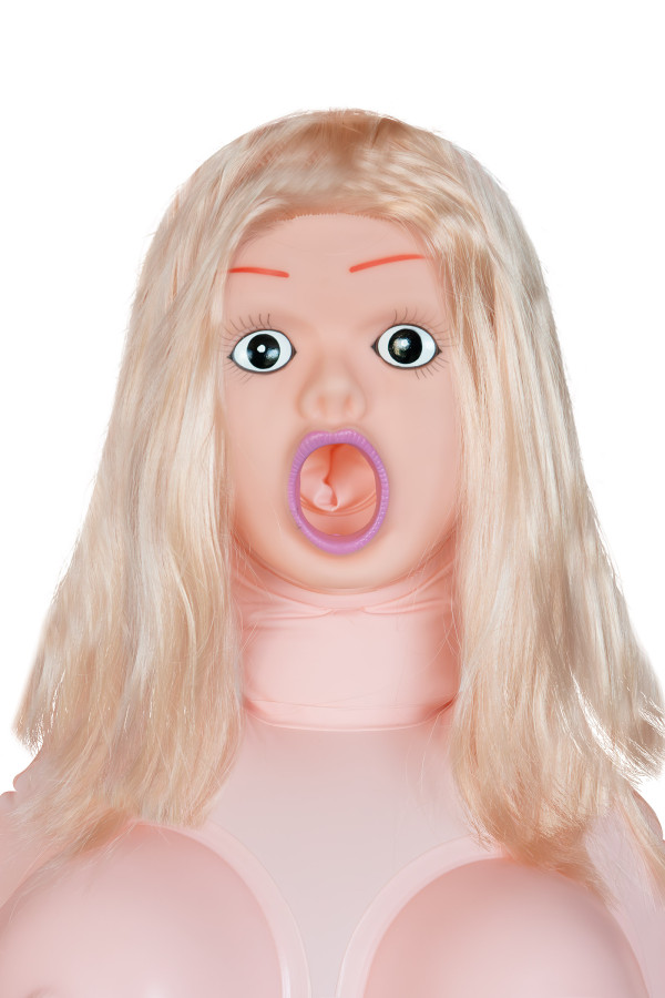 Poupée gonflable Pretty Blonde 3 orifices