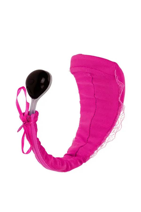 Vibrastring rose, culotte vibrante avec télécommande sans fil