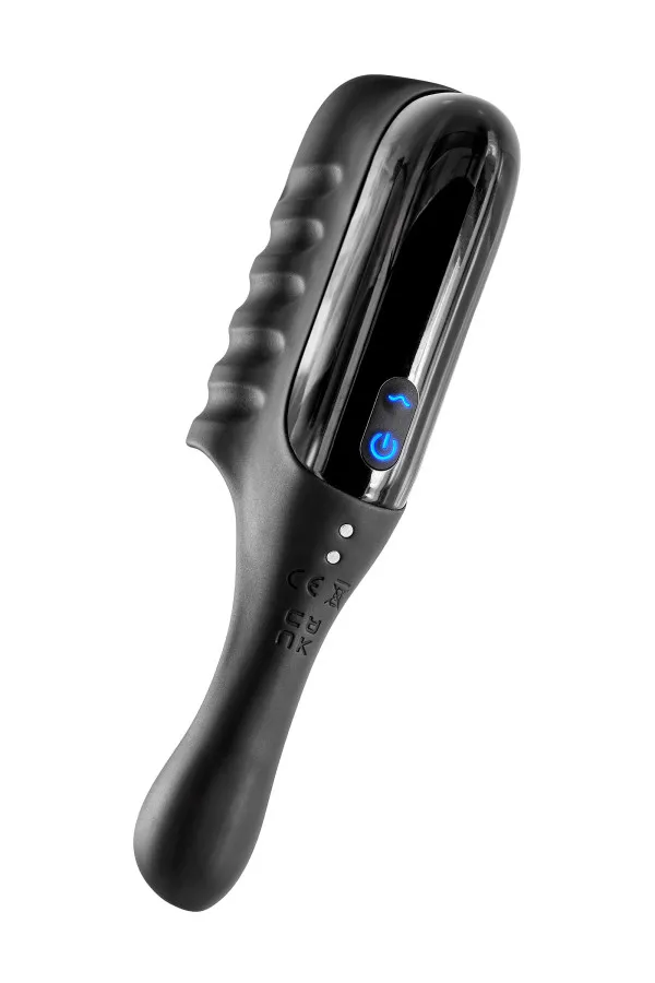 Masturbateur à vibrations et tapotement à double utilisation de Blue Junker