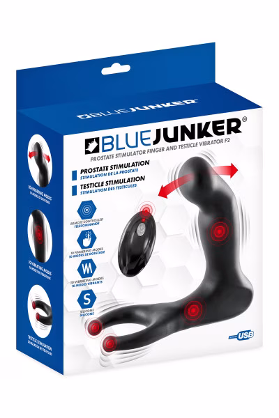 Stimulateur de prostate et périnée télécommandé F2 de Blue Junker