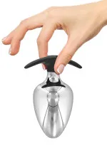 Plug anal XL en acier extra large 6cm