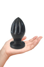 Plug anal forme presse-agrume All Black 11cm